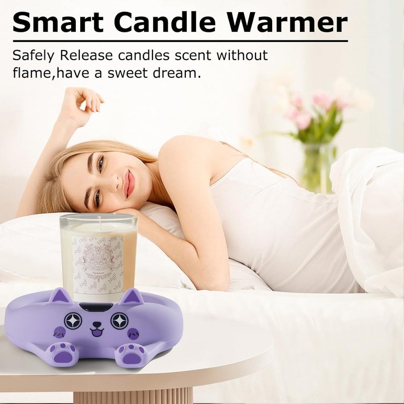 PUSEE Coffee Mug Warmer with Auto Shut Off, 3 Temp Control, Candle Warmer Plate, Enjoy Warm Coffee & Tea, Gifts for Women & Men - Image 5